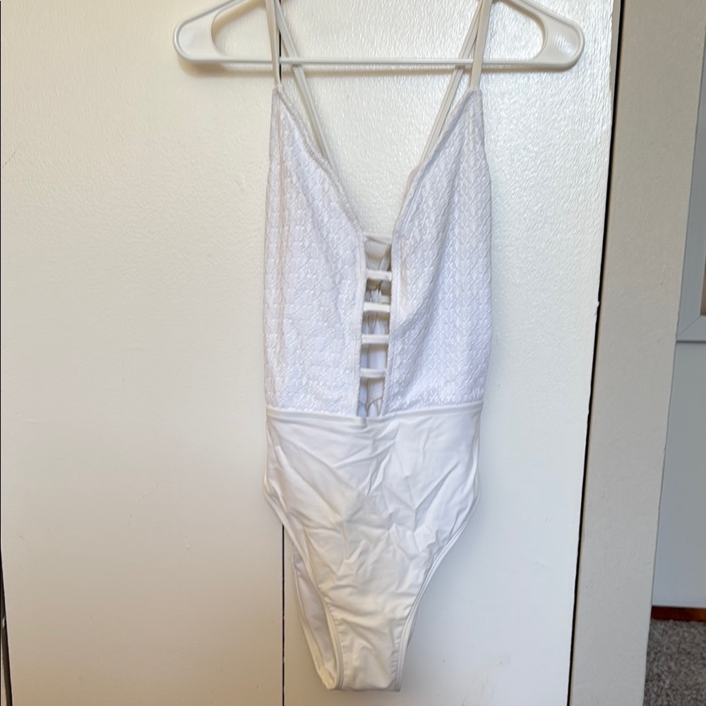 Women’s  White One Piece Swimsuit